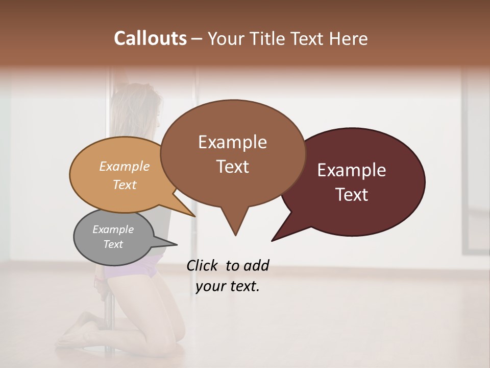 Workout Dancing Copy PowerPoint Template