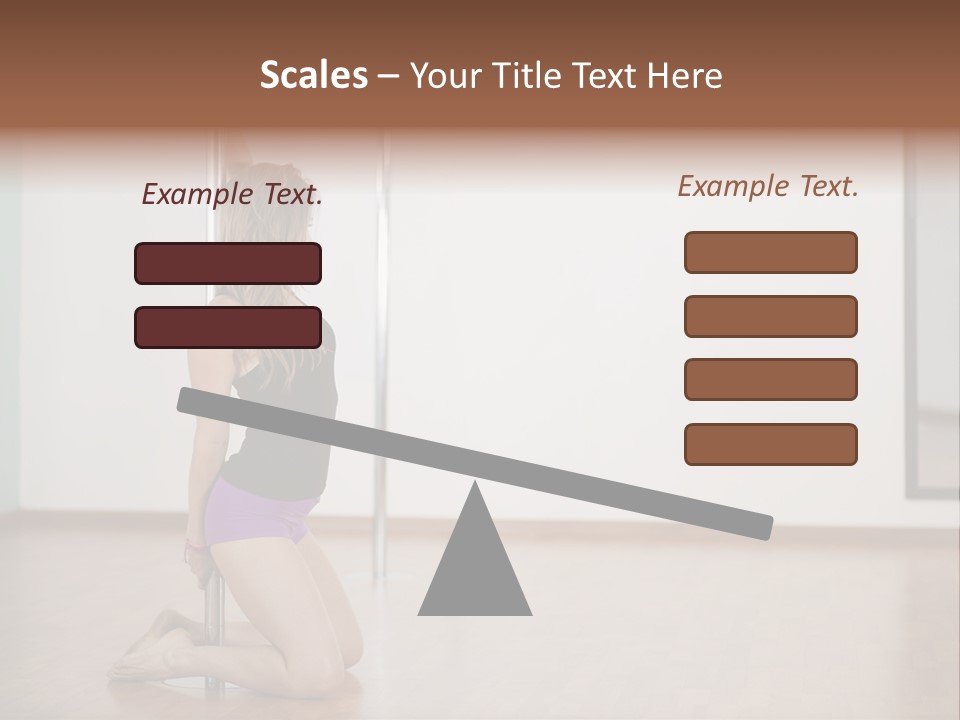 Workout Dancing Copy PowerPoint Template