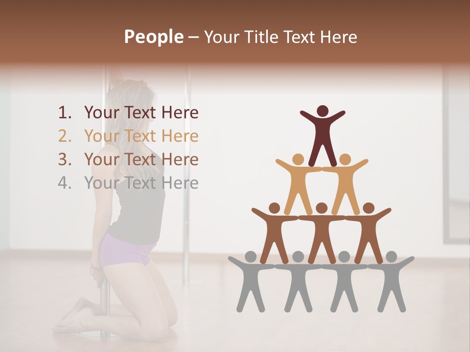 Workout Dancing Copy PowerPoint Template