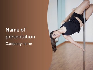 Gym Female Class PowerPoint Template