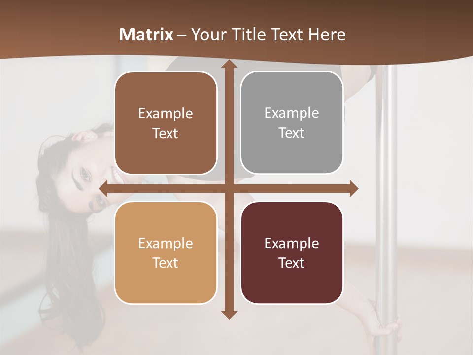 Gym Female Class PowerPoint Template