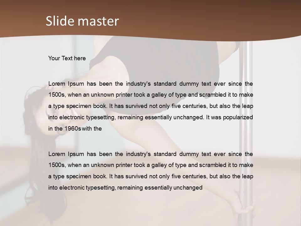 Gym Female Class PowerPoint Template