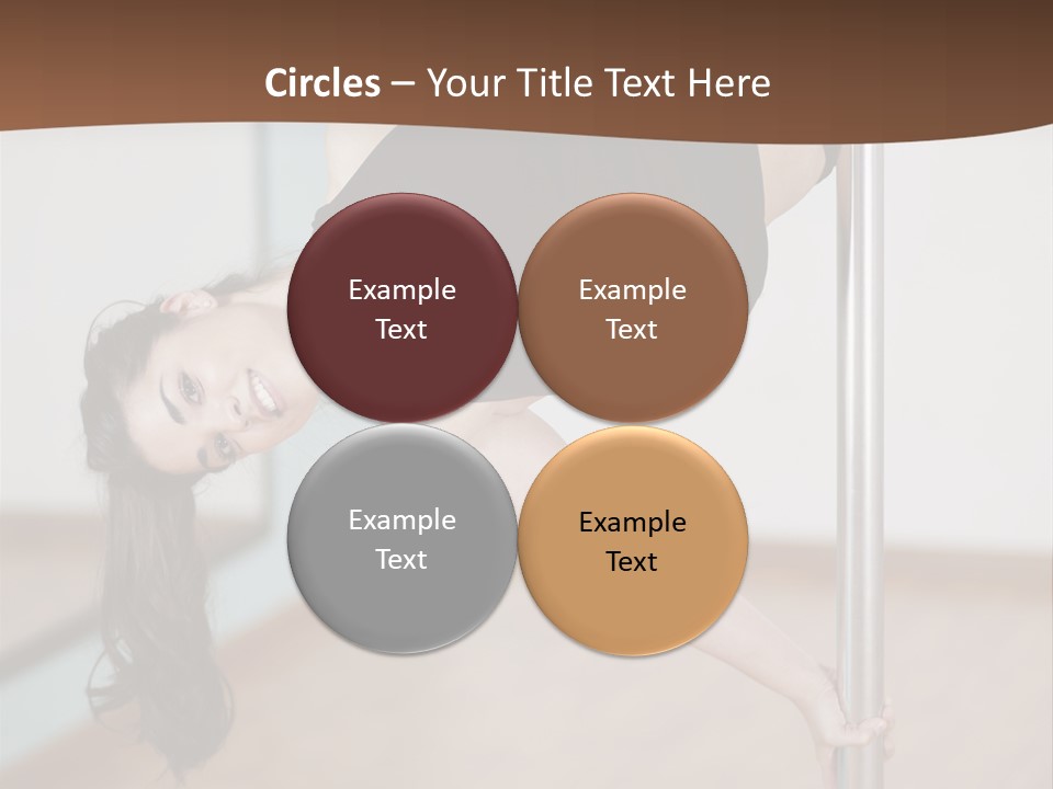 Gym Female Class PowerPoint Template