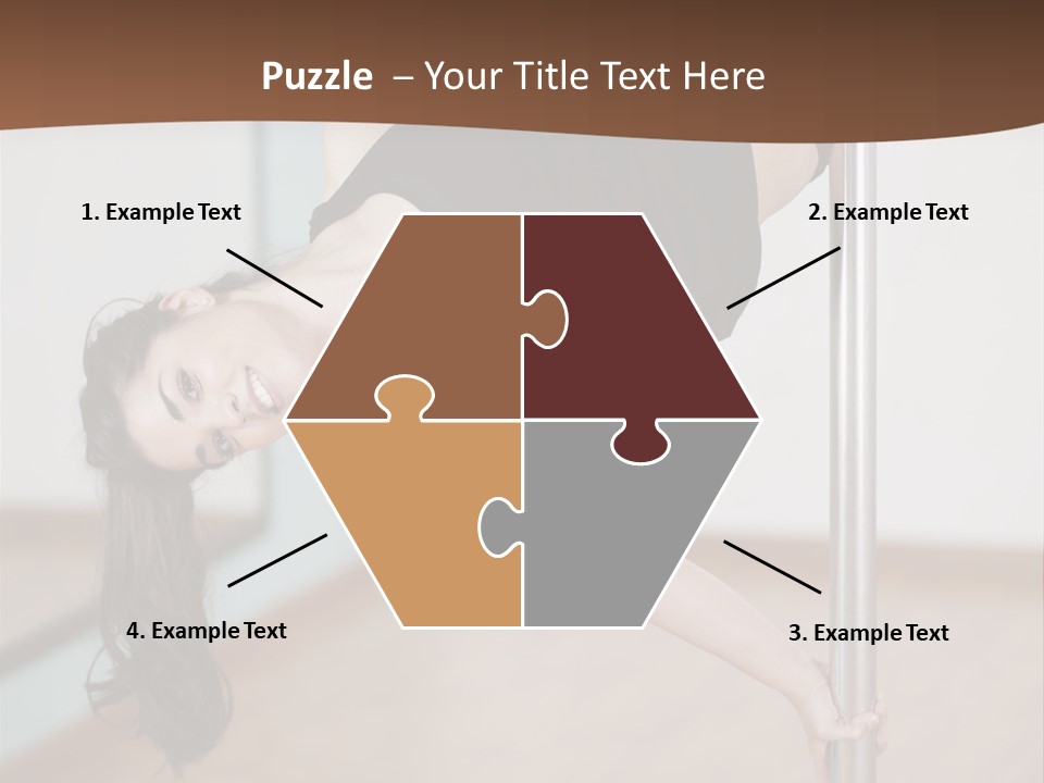 Gym Female Class PowerPoint Template