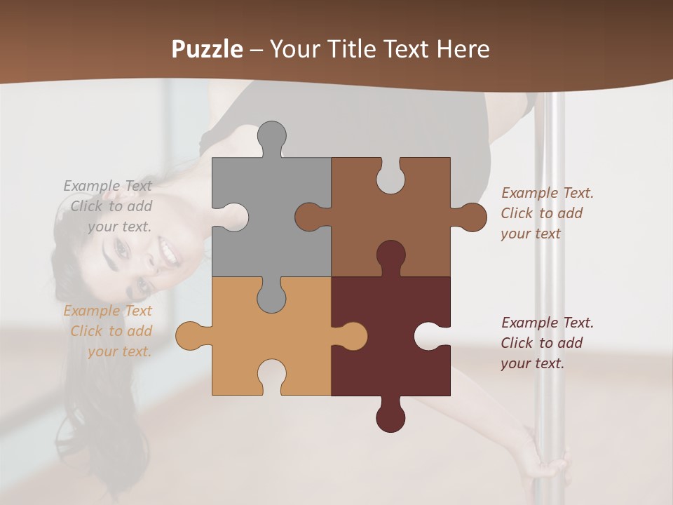 Gym Female Class PowerPoint Template