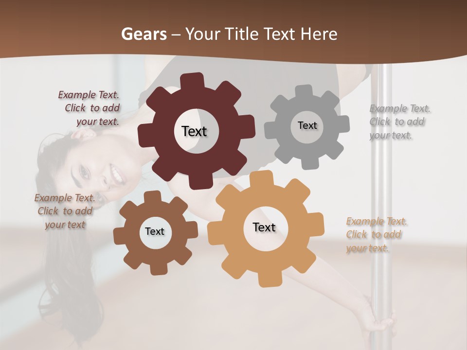 Gym Female Class PowerPoint Template