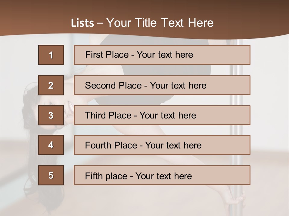 Gym Female Class PowerPoint Template