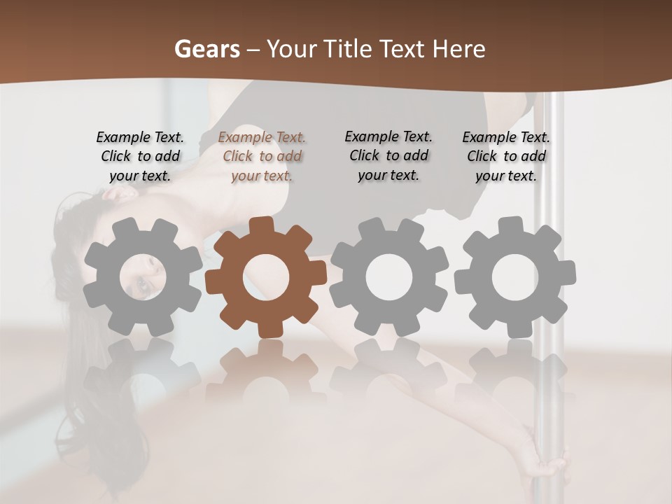 Gym Female Class PowerPoint Template