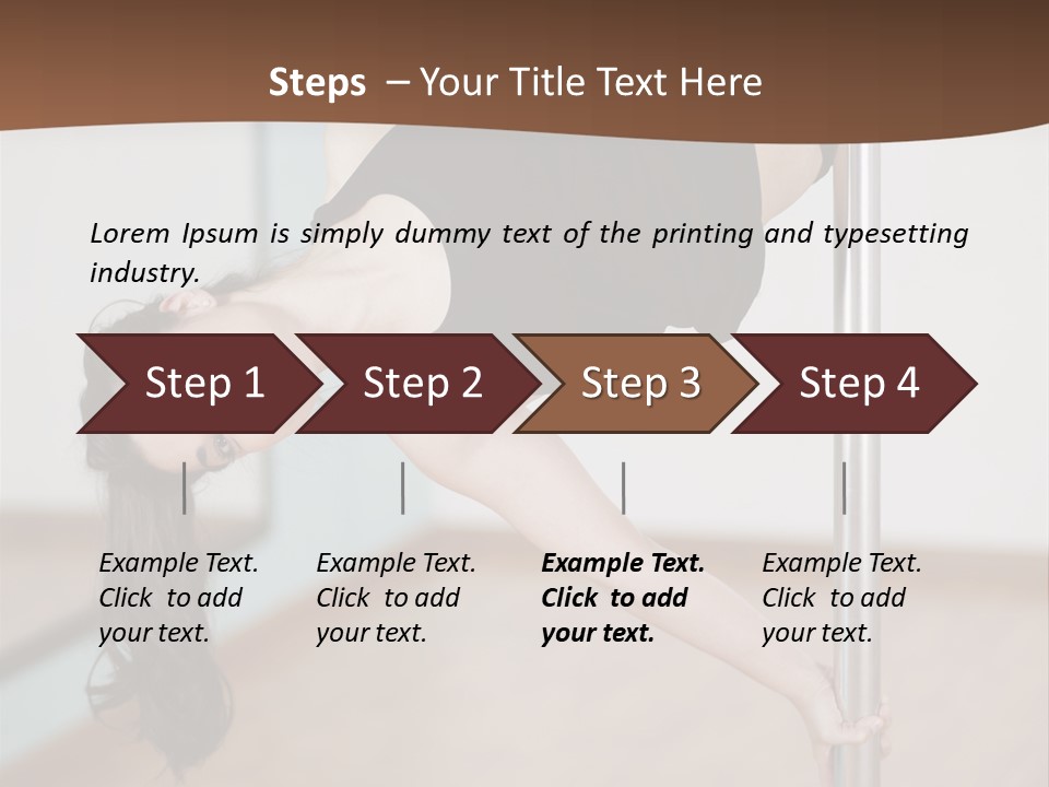 Gym Female Class PowerPoint Template