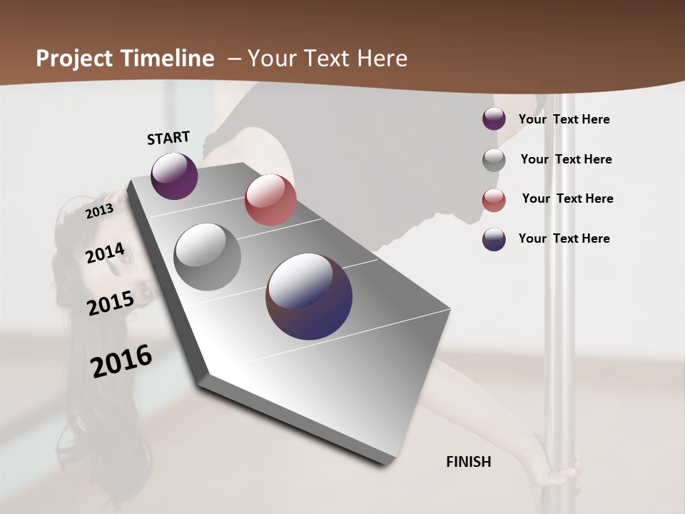 Gym Female Class PowerPoint Template