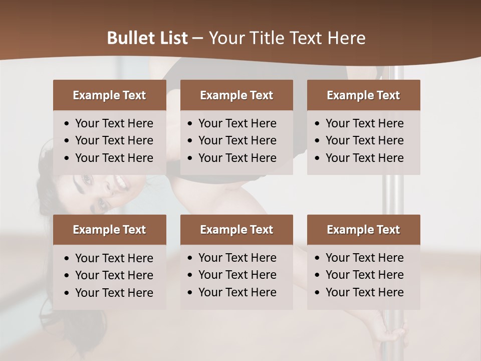 Gym Female Class PowerPoint Template