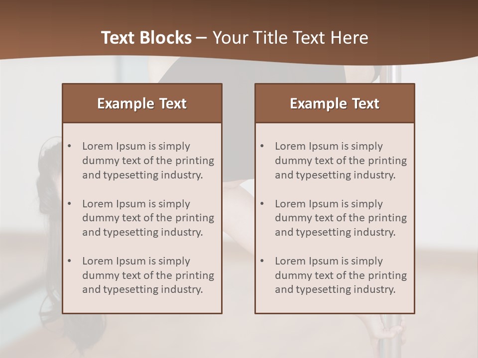 Gym Female Class PowerPoint Template