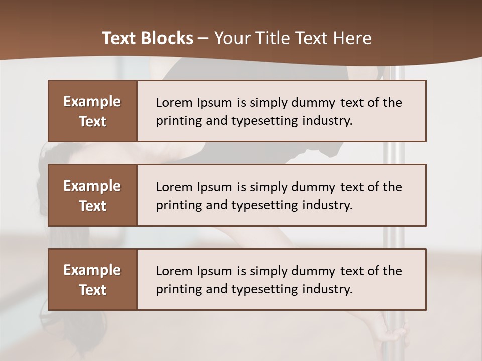 Gym Female Class PowerPoint Template