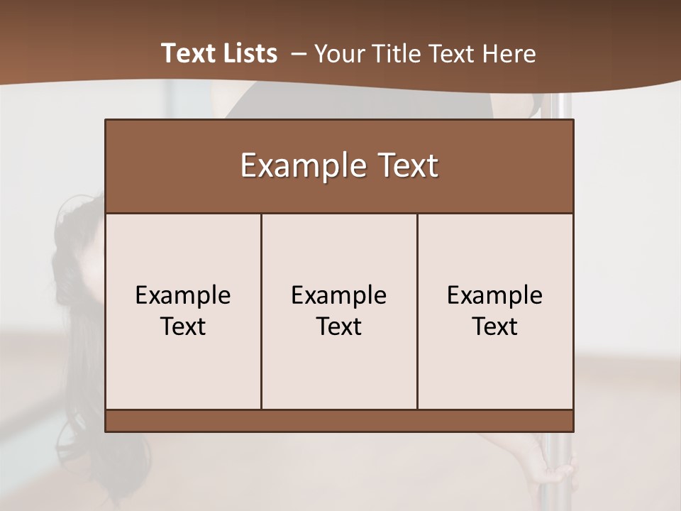 Gym Female Class PowerPoint Template