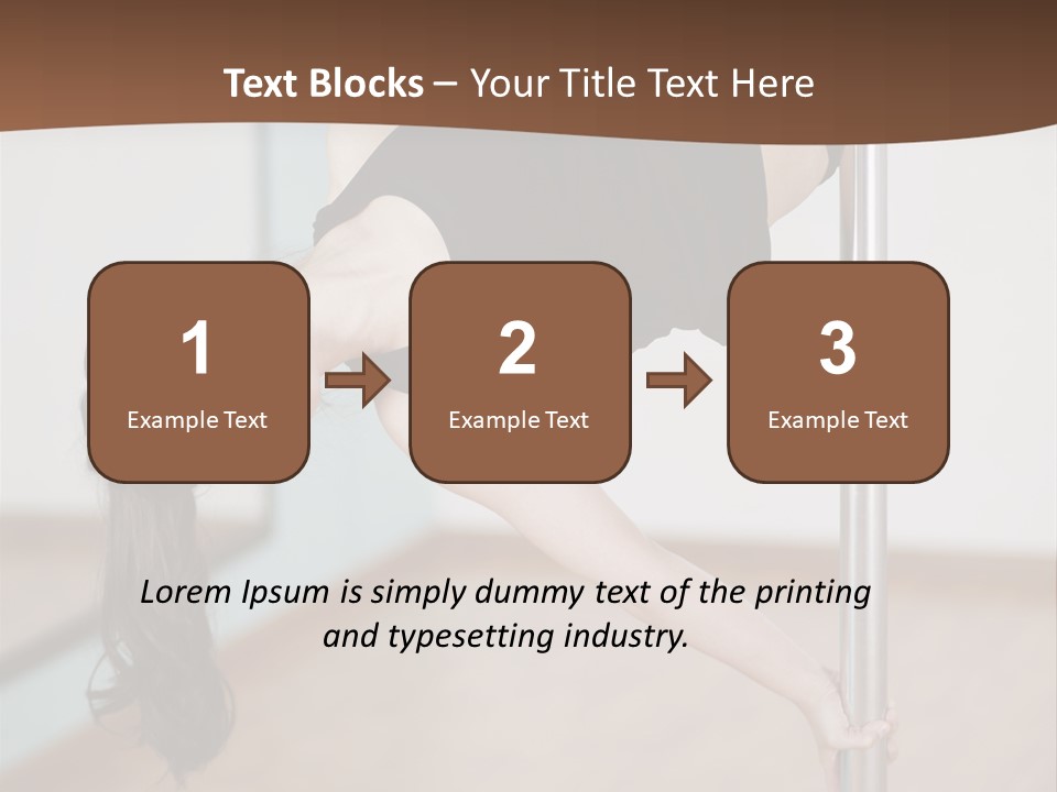 Gym Female Class PowerPoint Template