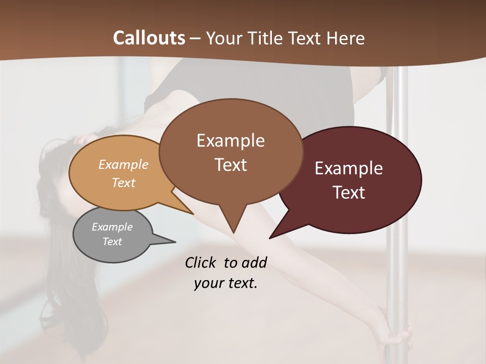 Gym Female Class PowerPoint Template