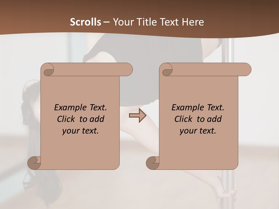 Gym Female Class PowerPoint Template