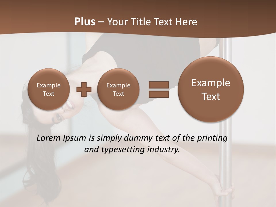 Gym Female Class PowerPoint Template