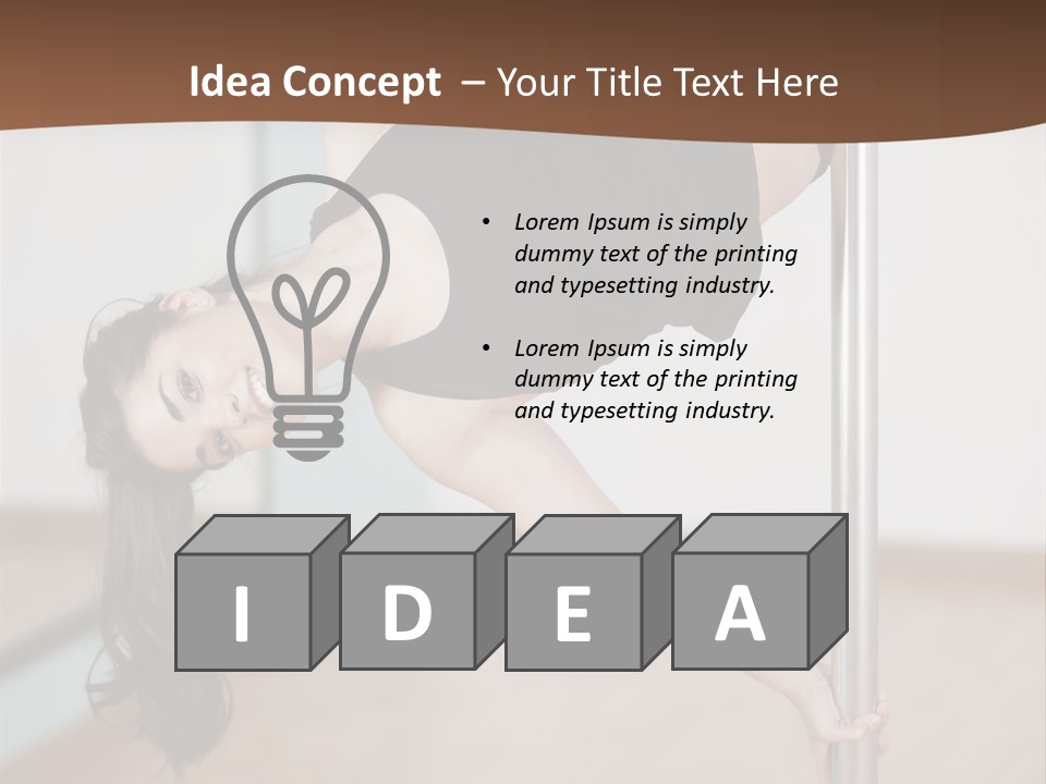 Gym Female Class PowerPoint Template