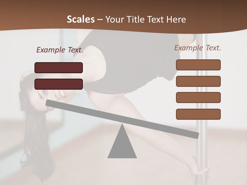 Gym Female Class PowerPoint Template