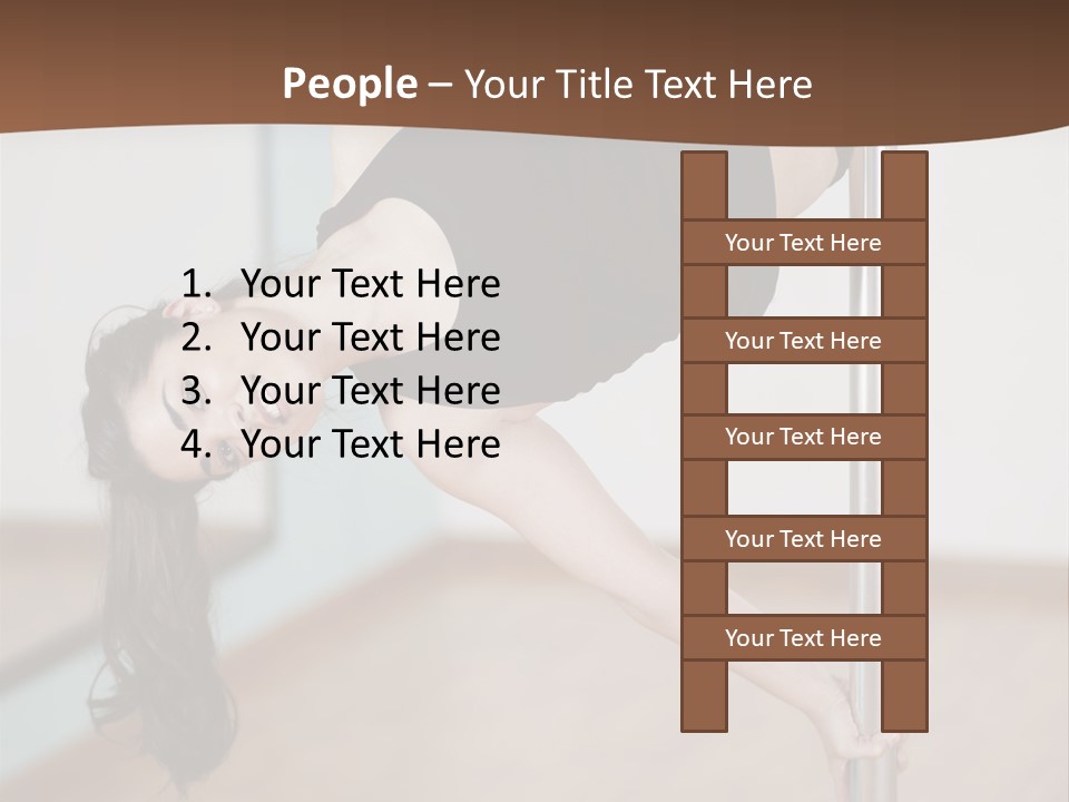 Gym Female Class PowerPoint Template