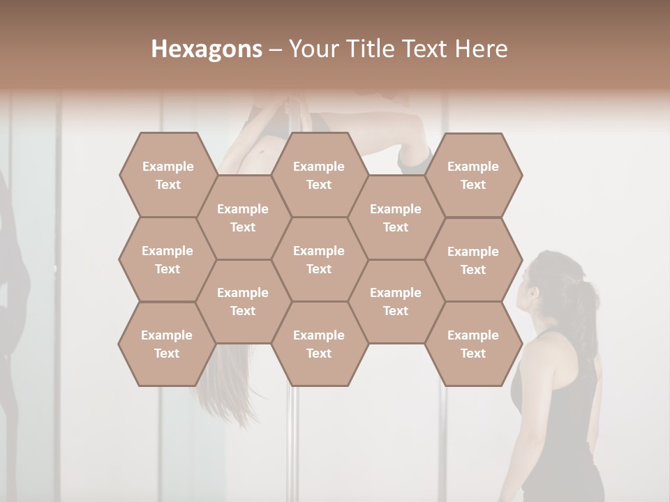 Cute Instructor Supervising PowerPoint Template