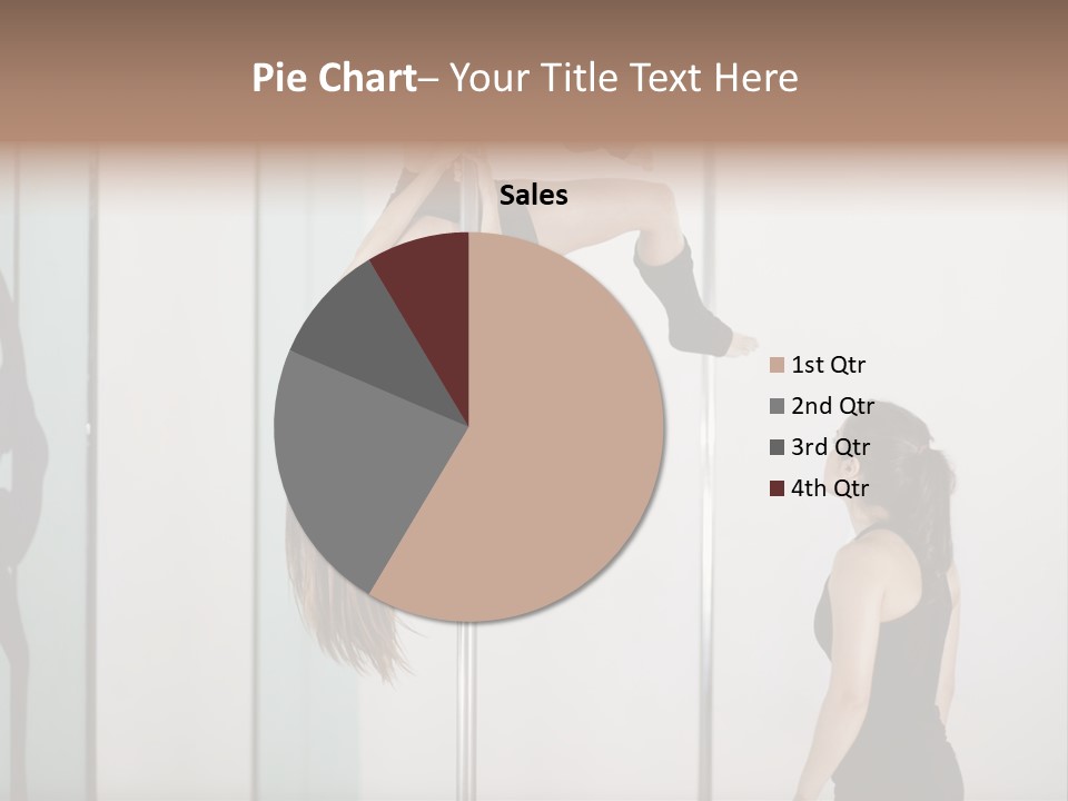 Cute Instructor Supervising PowerPoint Template