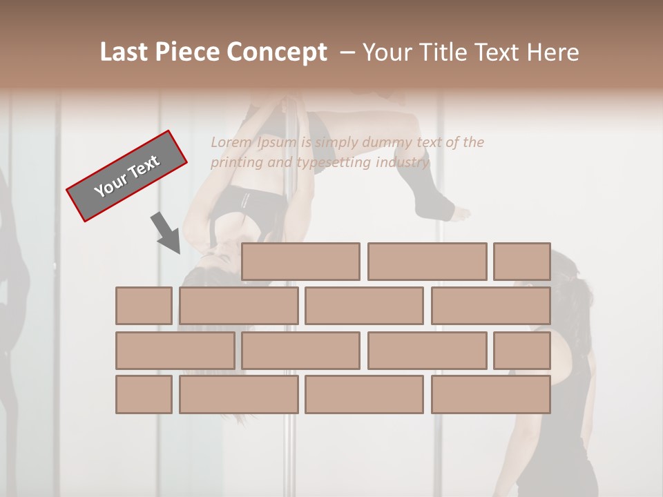 Cute Instructor Supervising PowerPoint Template