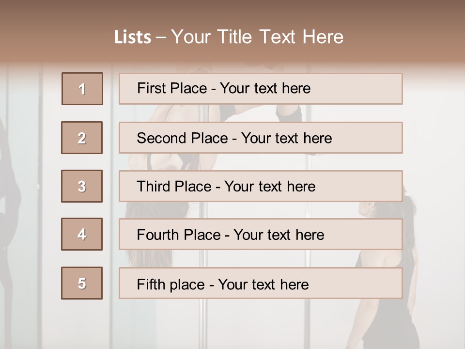 Cute Instructor Supervising PowerPoint Template