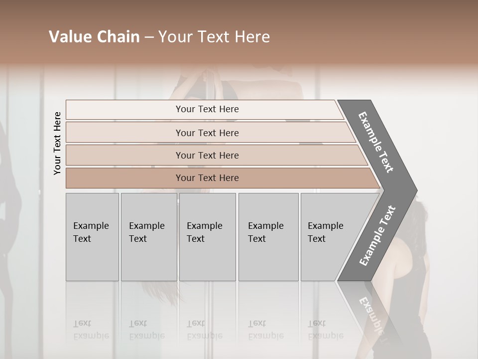 Cute Instructor Supervising PowerPoint Template