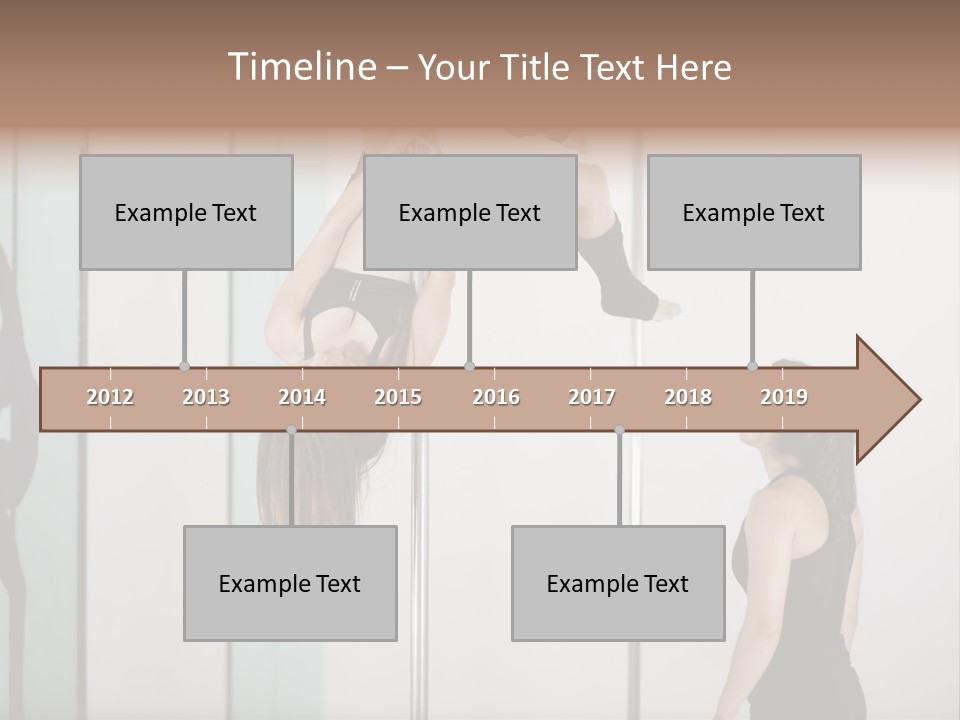 Cute Instructor Supervising PowerPoint Template