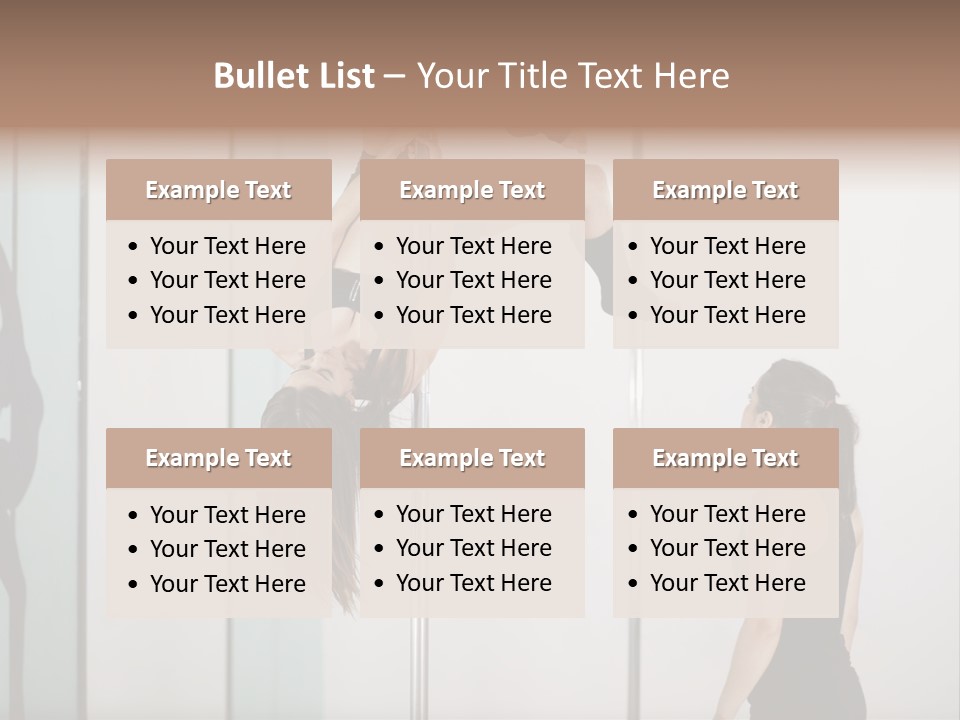 Cute Instructor Supervising PowerPoint Template