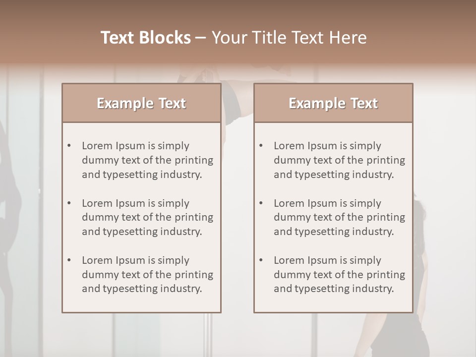 Cute Instructor Supervising PowerPoint Template