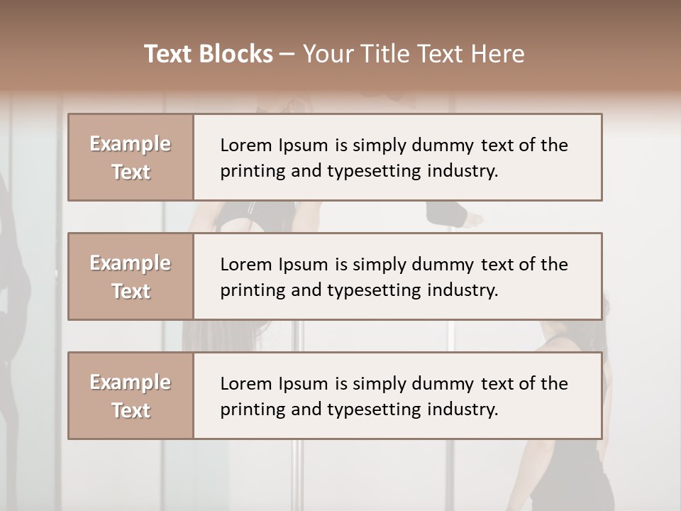 Cute Instructor Supervising PowerPoint Template