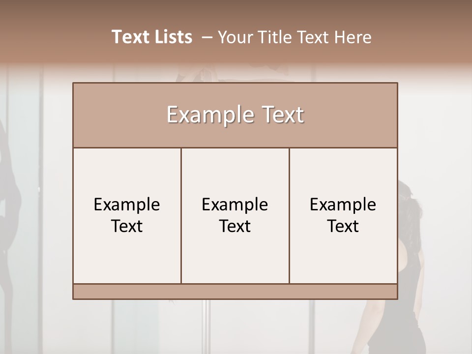 Cute Instructor Supervising PowerPoint Template