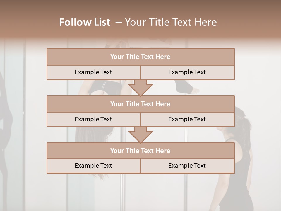 Cute Instructor Supervising PowerPoint Template