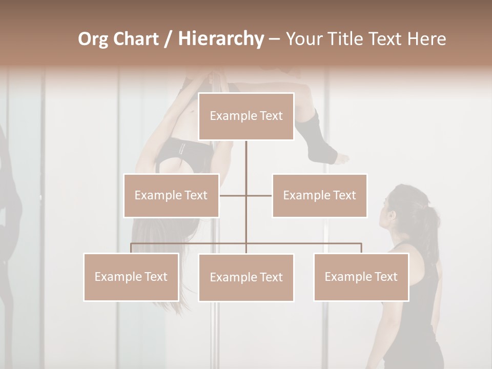 Cute Instructor Supervising PowerPoint Template