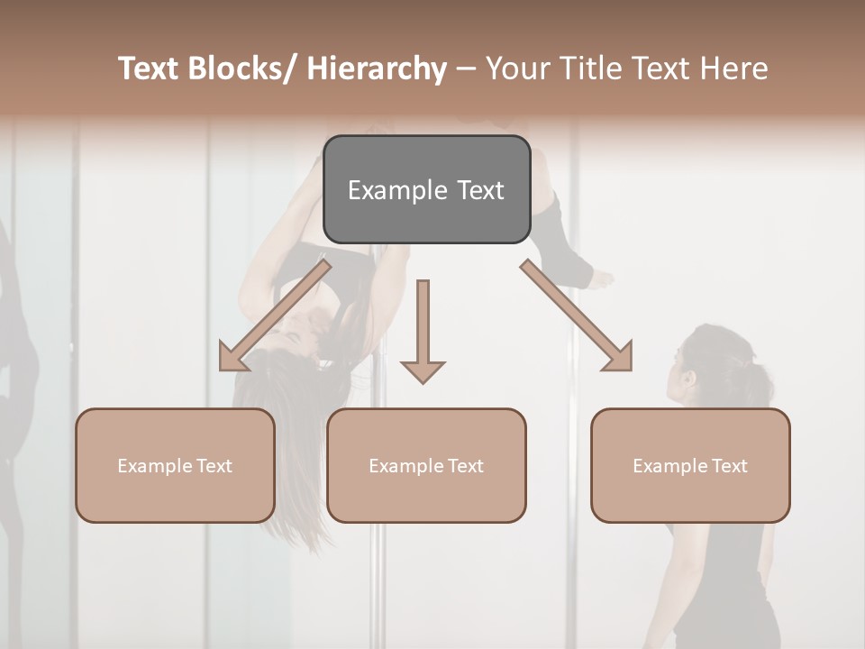 Cute Instructor Supervising PowerPoint Template