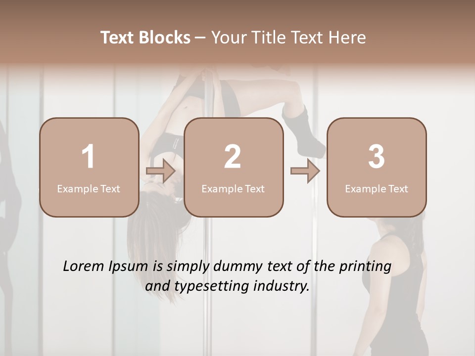 Cute Instructor Supervising PowerPoint Template