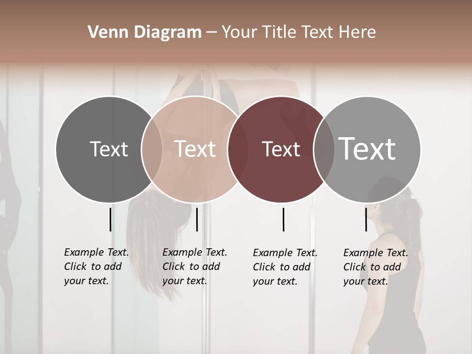 Cute Instructor Supervising PowerPoint Template
