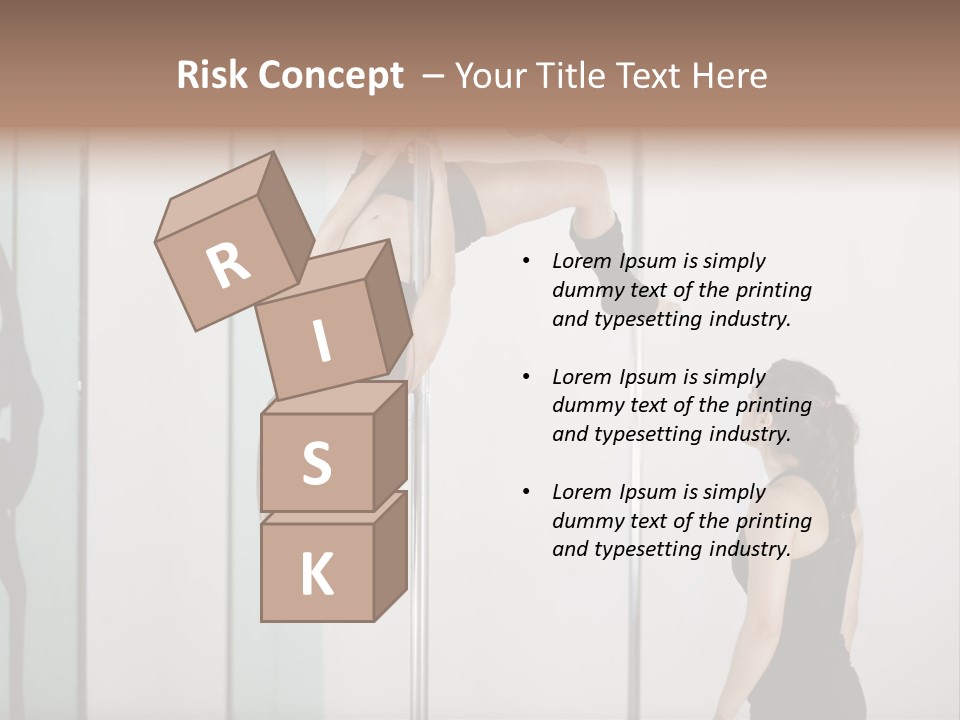 Cute Instructor Supervising PowerPoint Template