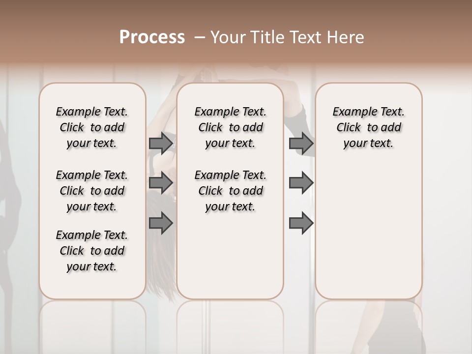 Cute Instructor Supervising PowerPoint Template