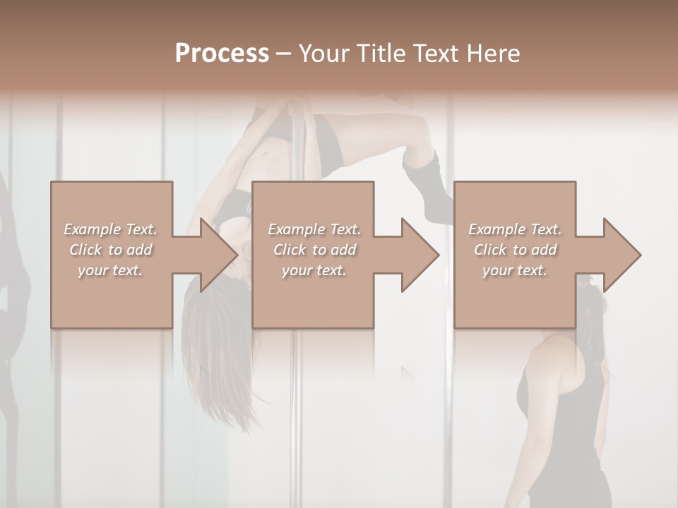Cute Instructor Supervising PowerPoint Template