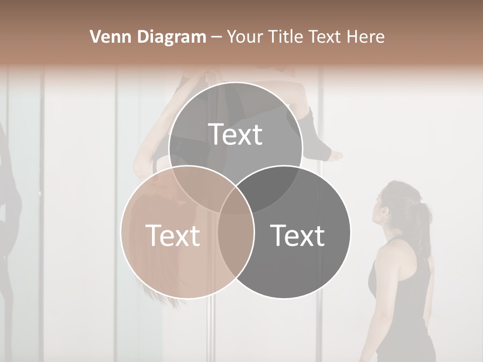 Cute Instructor Supervising PowerPoint Template