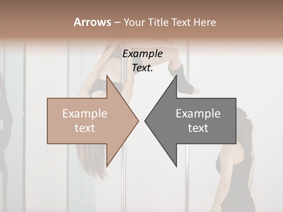 Cute Instructor Supervising PowerPoint Template