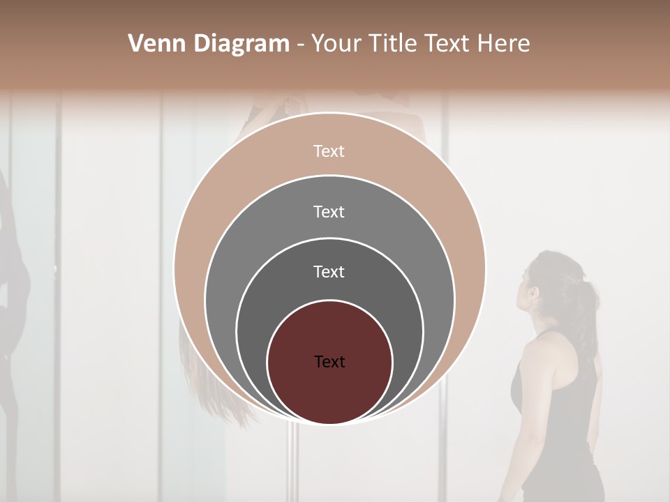 Cute Instructor Supervising PowerPoint Template