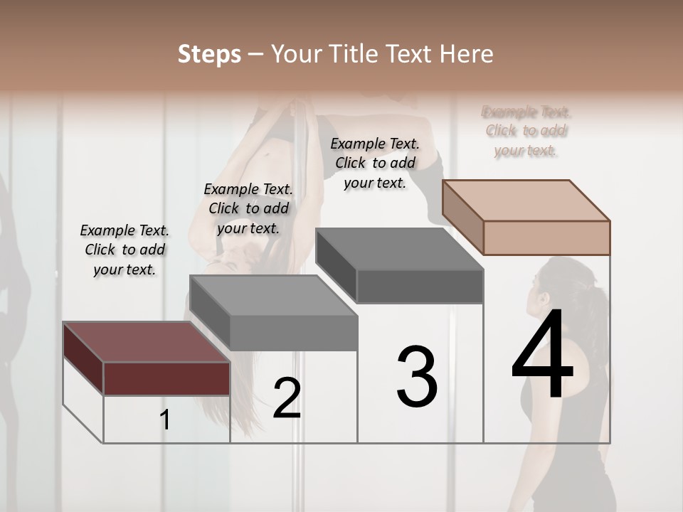 Cute Instructor Supervising PowerPoint Template