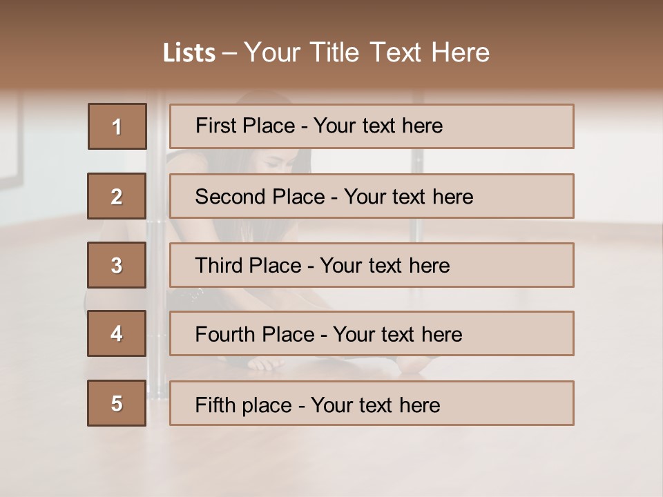 Table Beautiful Training PowerPoint Template