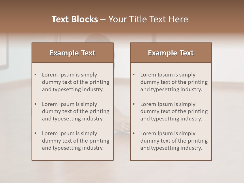 Table Beautiful Training PowerPoint Template