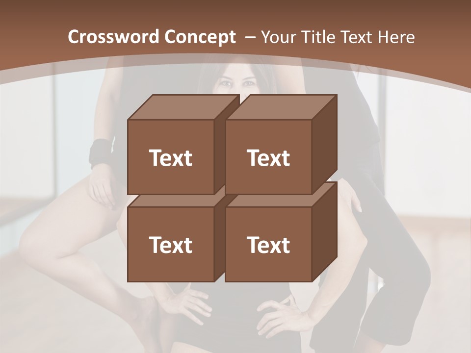 Stripteaser Female Beautiful PowerPoint Template